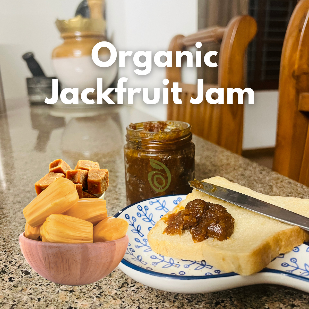 Fresh Organic Jackfruit Jam - 185 Gms - organic produce from Satva Farm Bengaluru