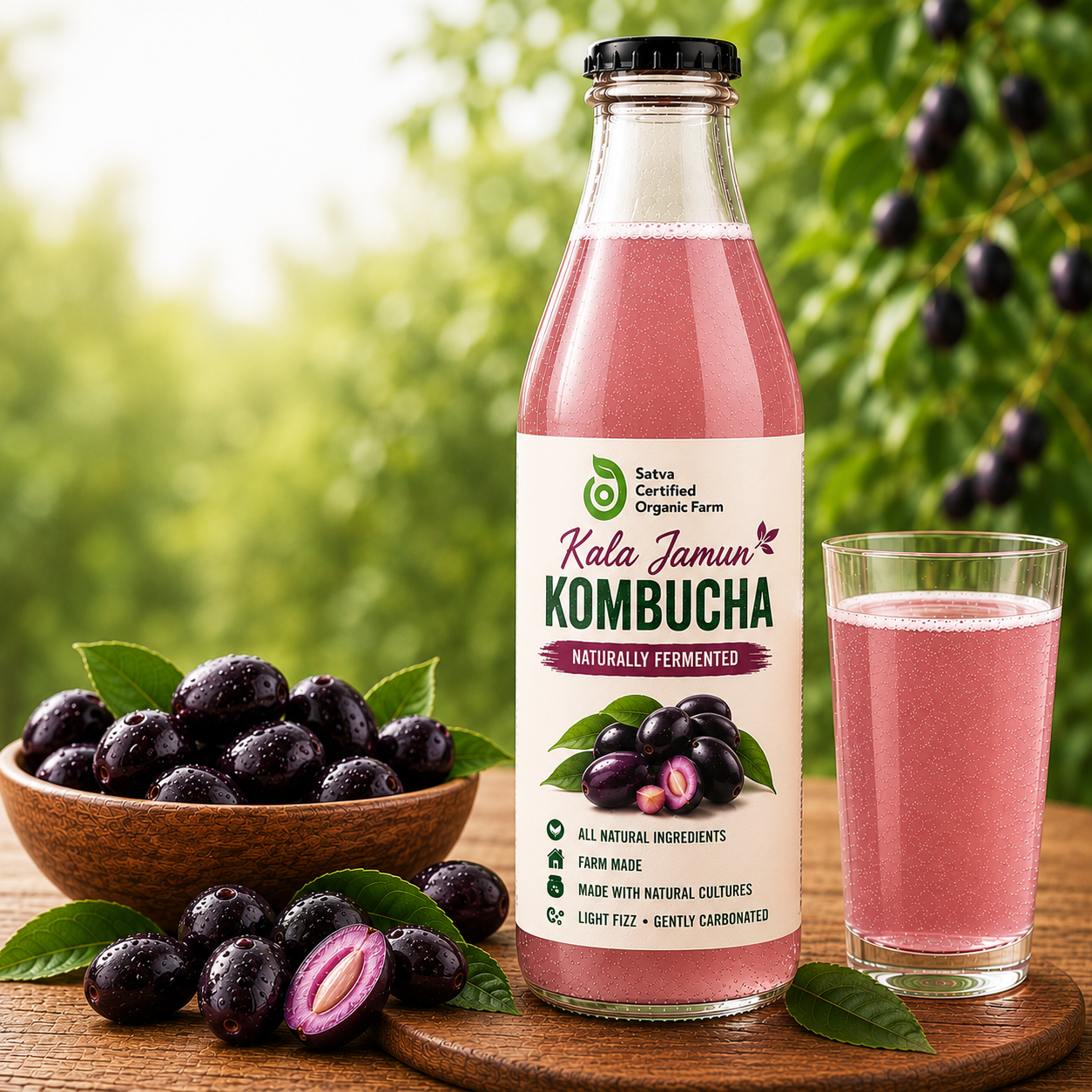 Kombucha - Kala Jamun - 350 ml