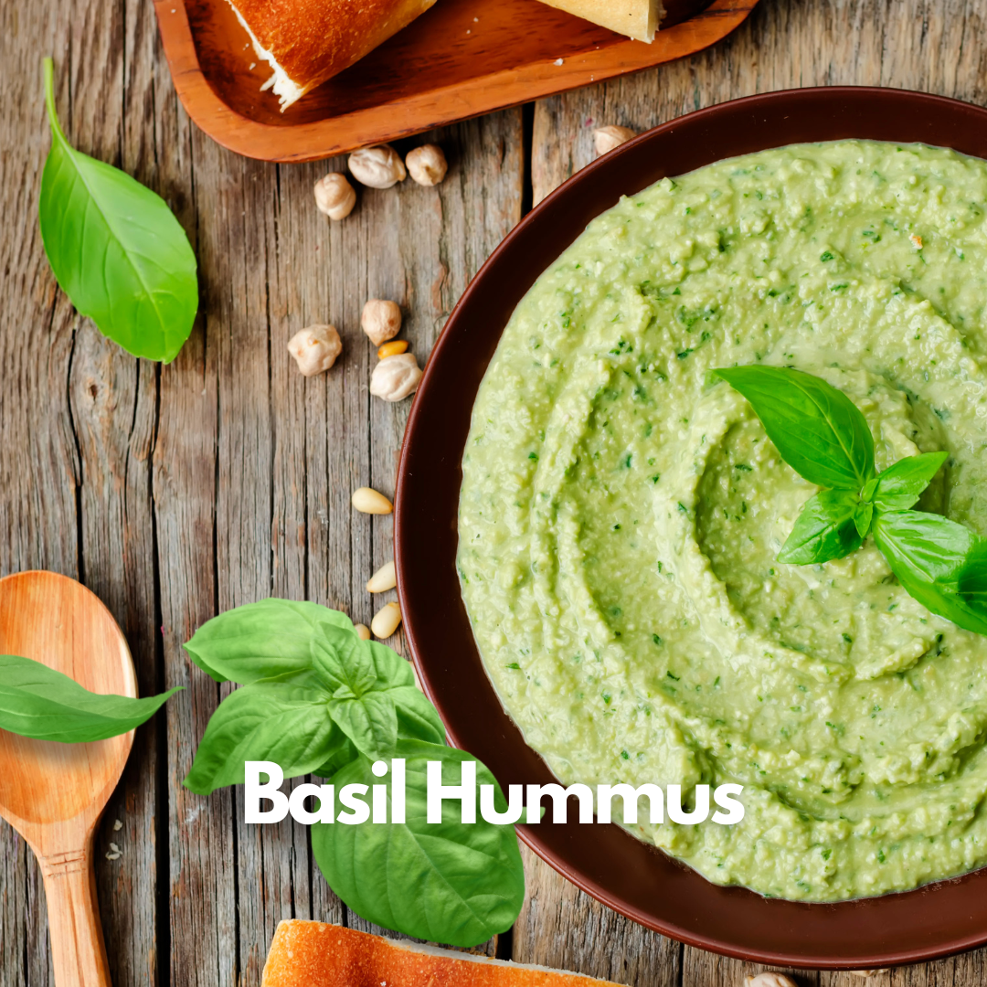 Sprouted Hummus - Basil - 160 gms