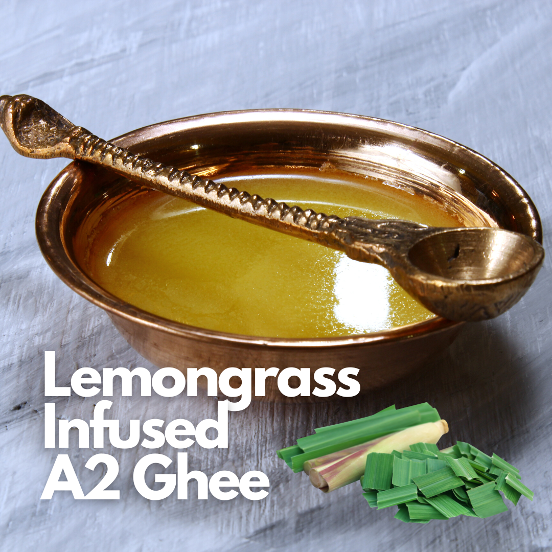 Organic Cow Ghee - Lemongrass Infused