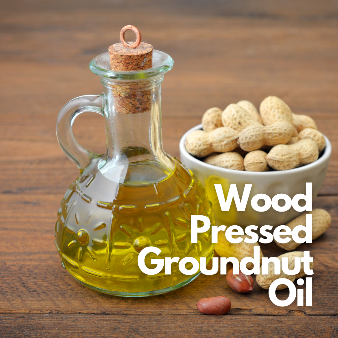 Wood Pressed Groundnut Oil
