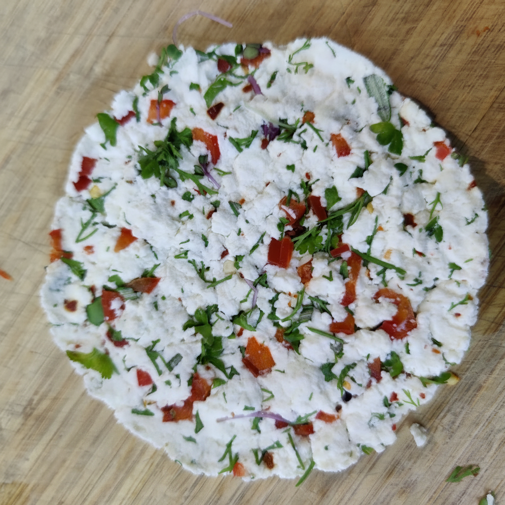 Fresh Paneer - Herbs - 200 Gms - organic produce from Satva Farm Bengaluru
