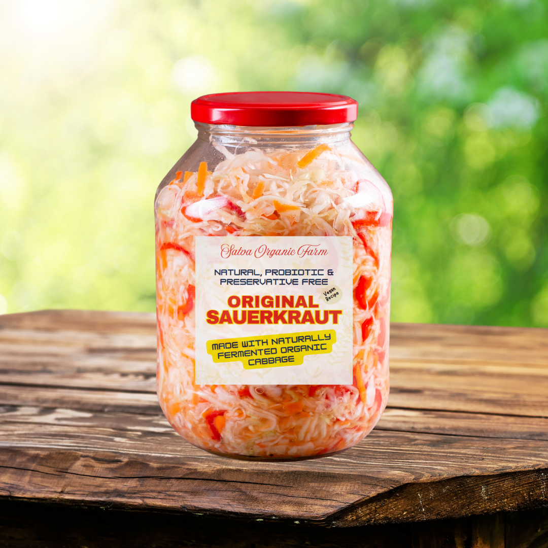 Organic Sauerkraut - Flavourful and Gut Friendly - Satva Farm Bengaluru