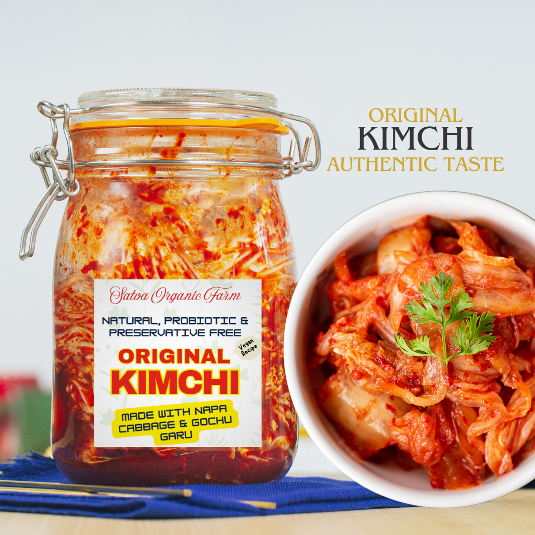 Probiotic Kimchi (All Natural, Vegan) - 425 gms