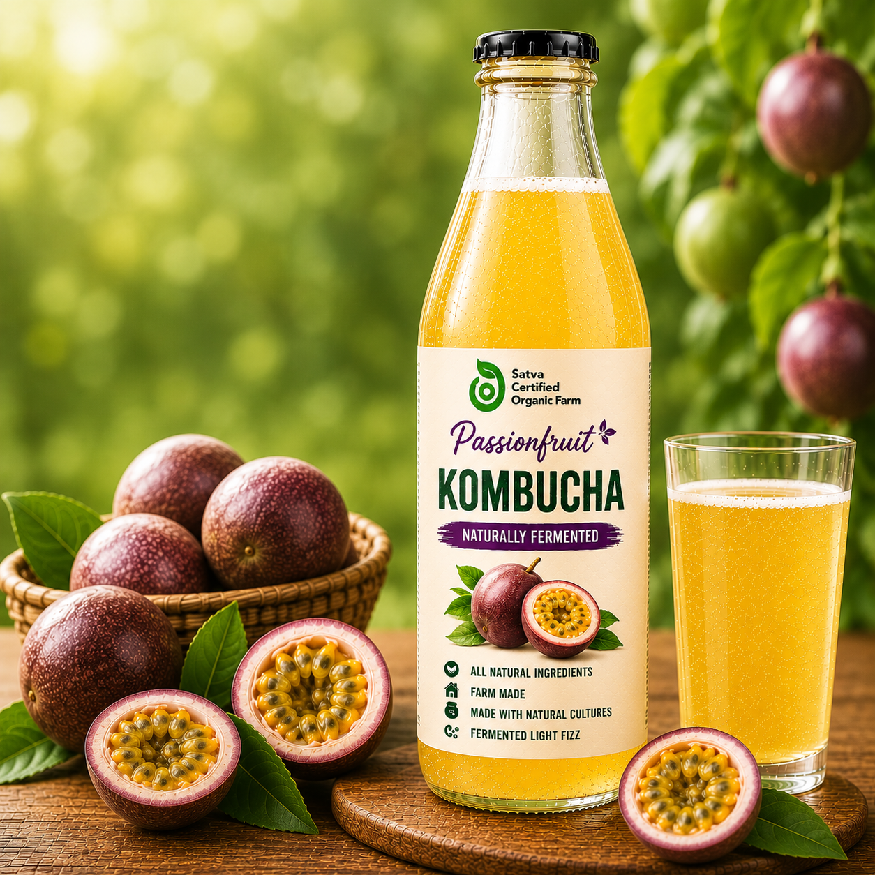 Kombucha - Passion Fruit - 350ml