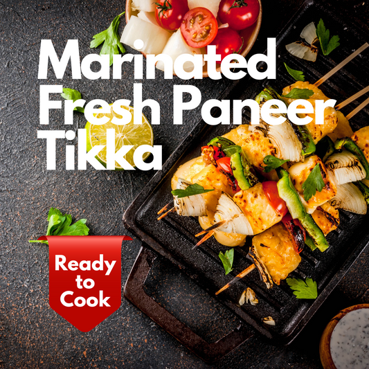 Marinated A2 Paneer Tikka - Ready-to-Cook