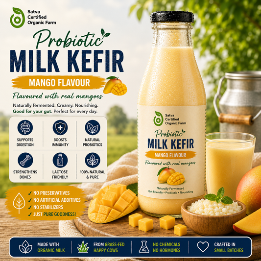 Organic Probiotic Kefir - Mango - 220 ml