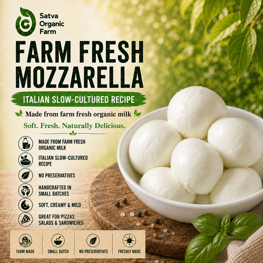 Fresh Mozzarella Cheese - 120 gms