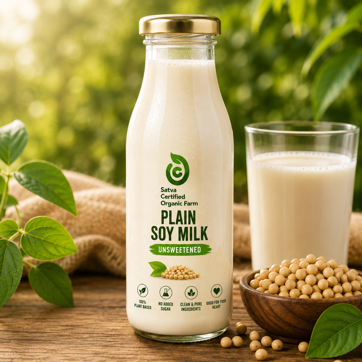 Plain Soy Milk - 350 ml