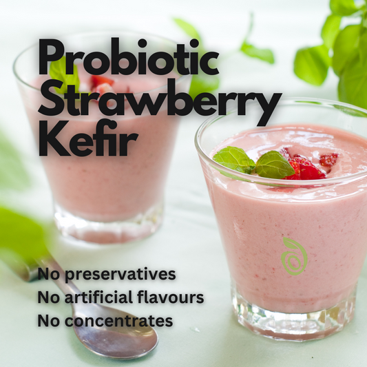 Organic Probiotic Kefir - Strawberries - 220 ml