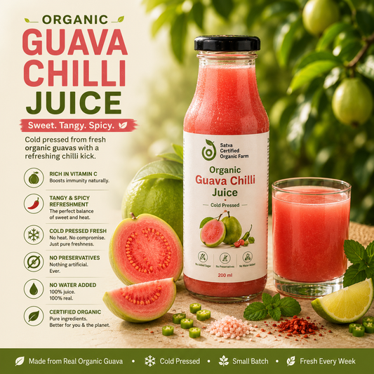 Organic Guava Chilli Juice - 200 ml