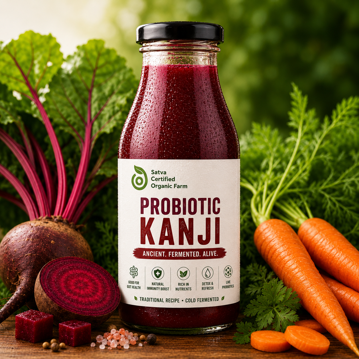 Probiotic Kanji - Organic - 350 ml (2 Servings)