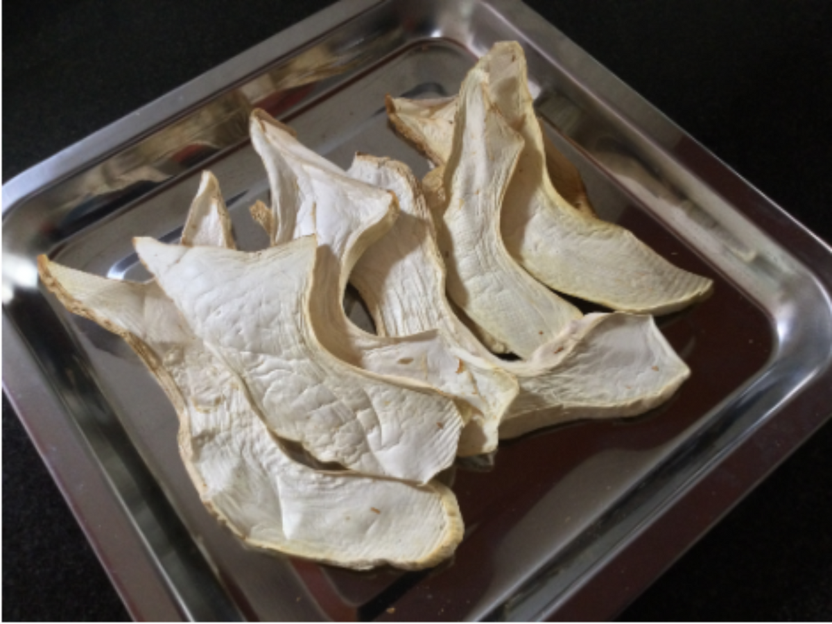 King Oyster Mushrooms -Dehydrated Slices - 25 gms