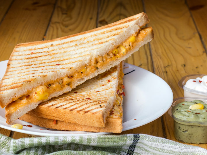 Sauerkraut & Cream Cheese Grilled Sandwich