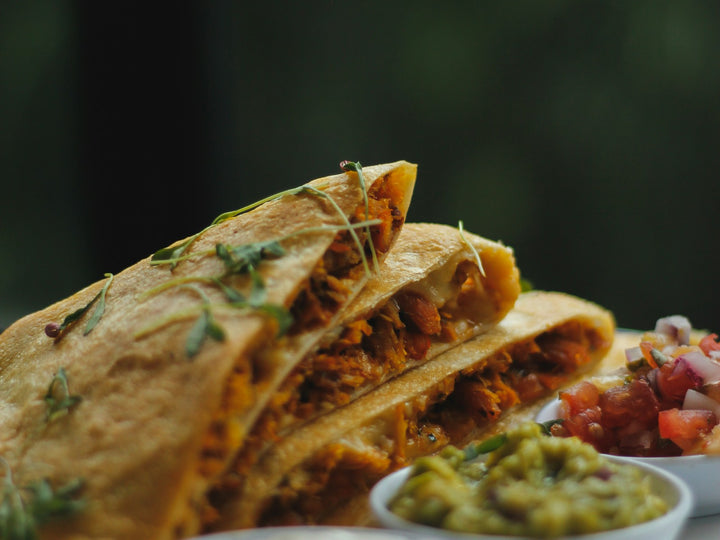 Jalapeno Hummus & Mozzarella Quesadilla