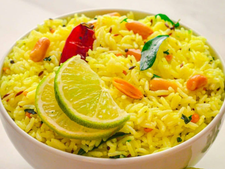 Lemon Rice with Rajamudi