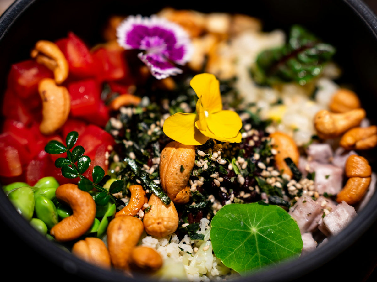 Microgreens Salad Protein Bowl
