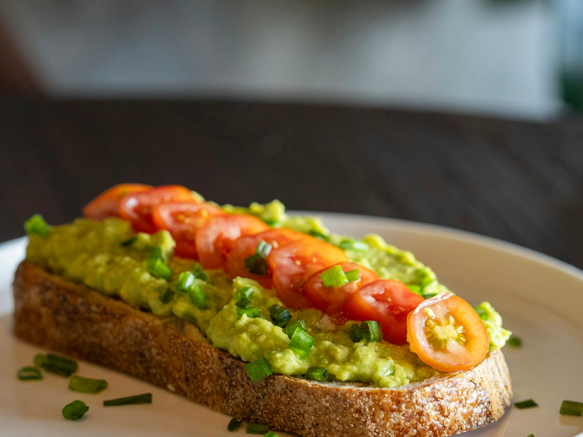 Avocado Pesto Toast with Microgreens