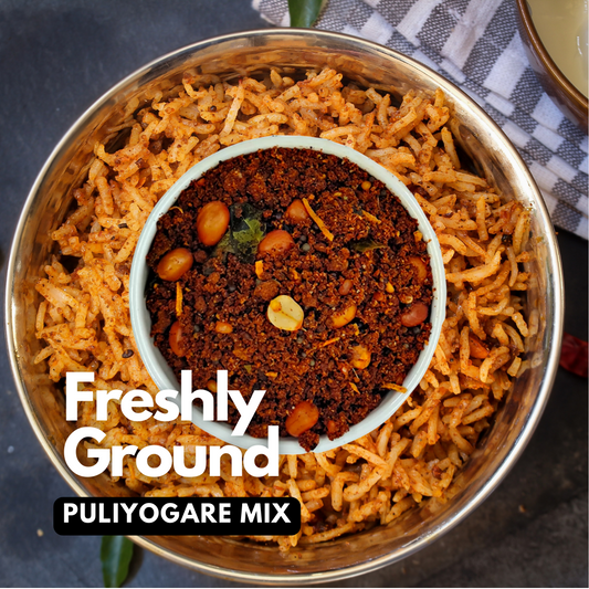 Freshly Ground Puliyogare Mix - - 200 grams