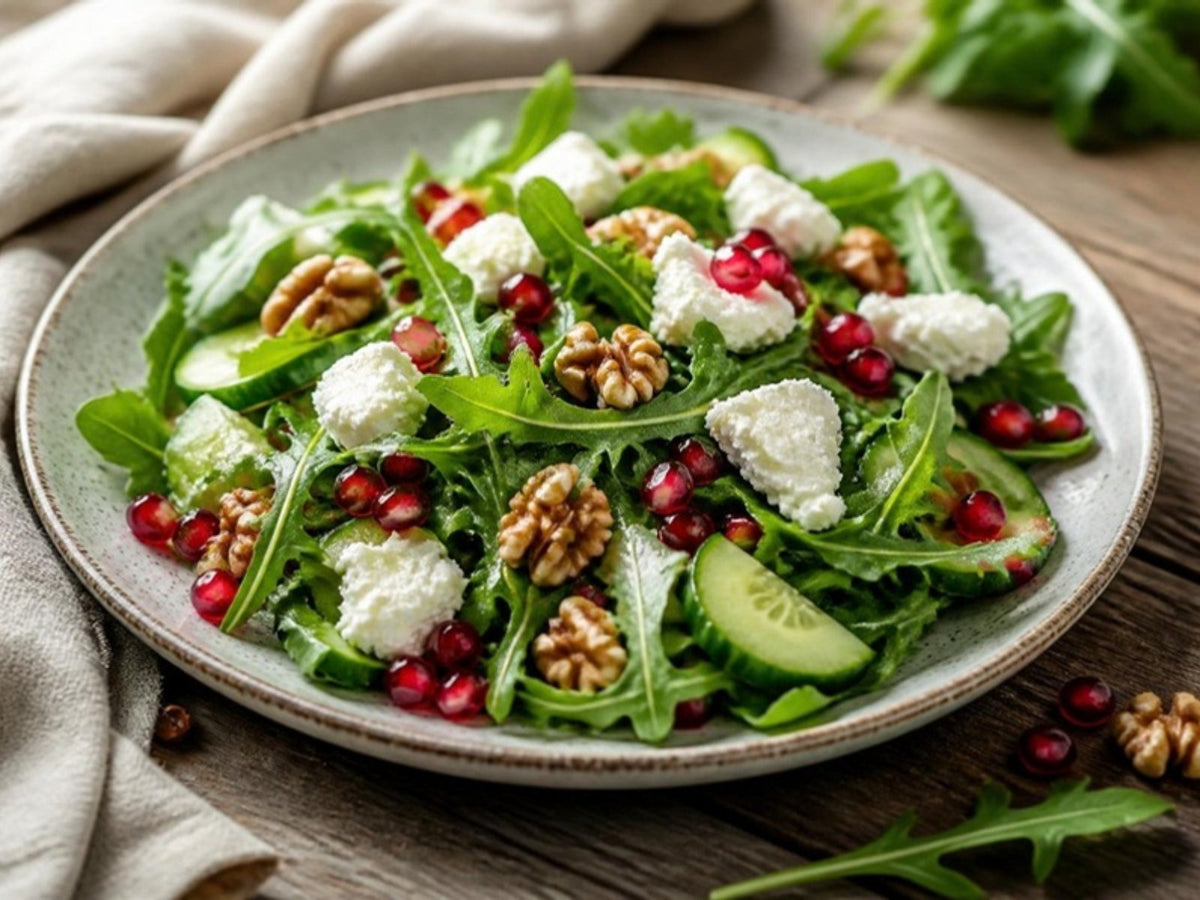 Arugula, Pomegranate & Ricotta Salad