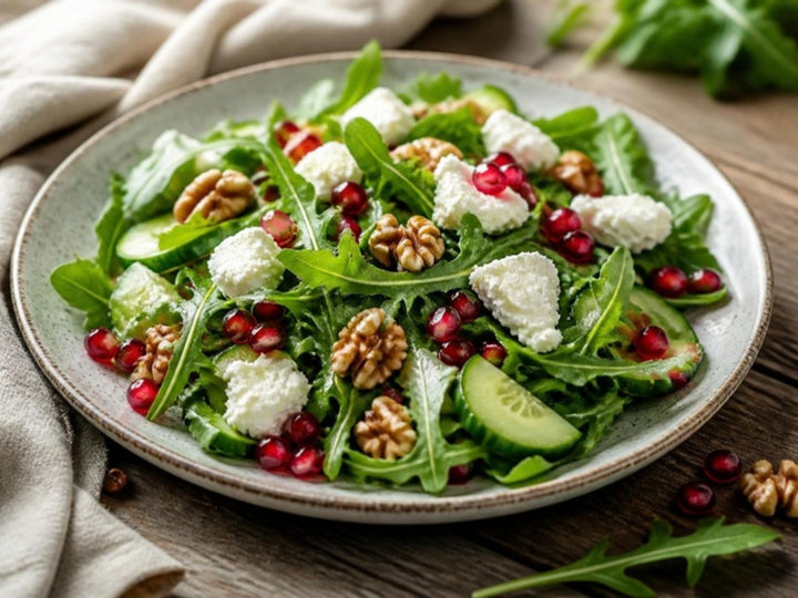 Arugula, Pomegranate & Ricotta Salad