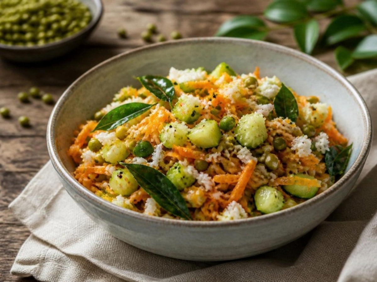 Carrot & Cucumber Kosambari