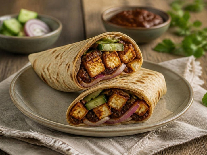 Gongura Paneer Wrap