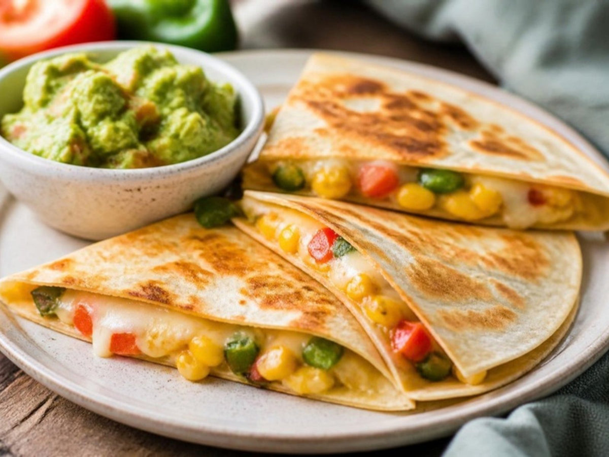 Jalapeno Hummus & Mozzarella Quesadilla