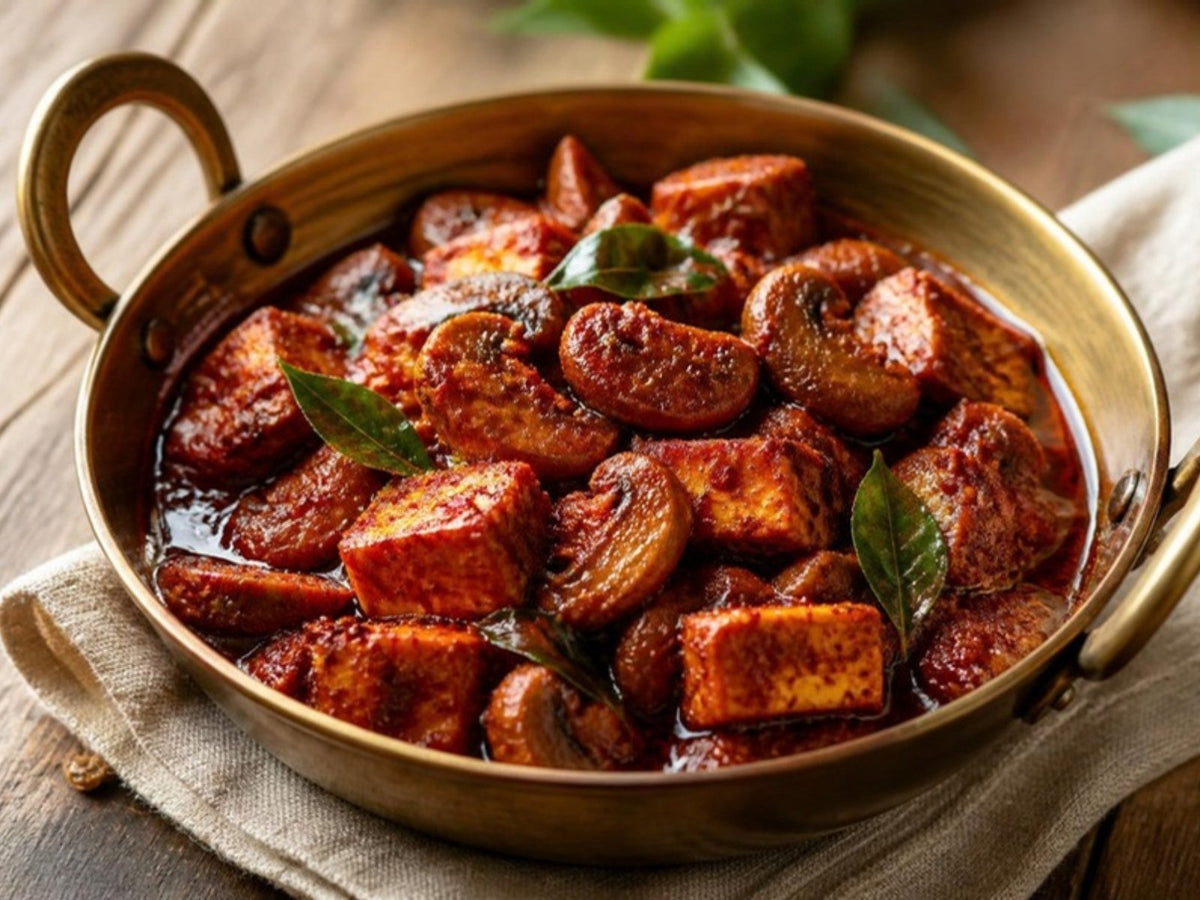 Mangalorean Mushroom Ghee Roast
