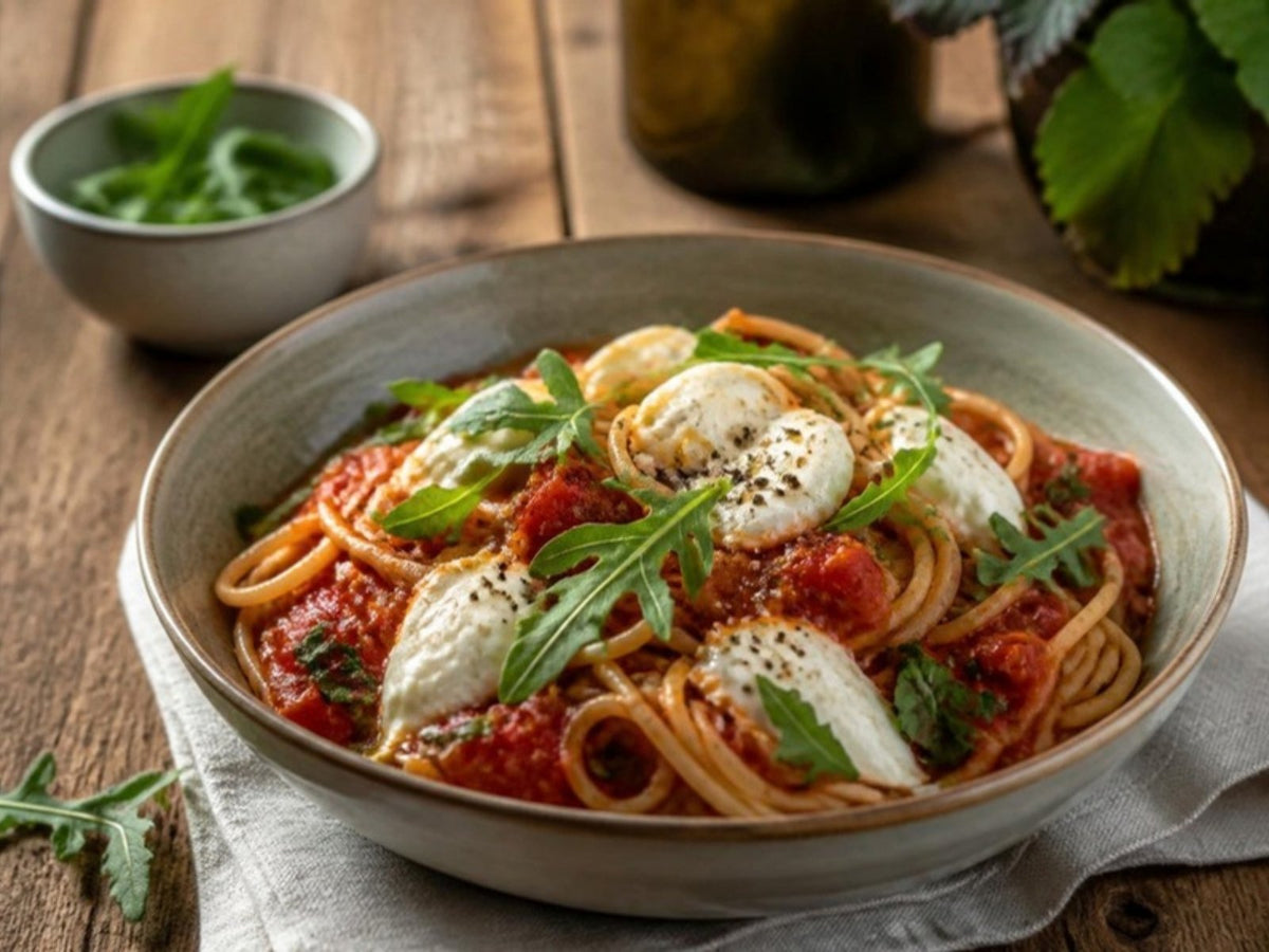 Quick Tomato Basil Pasta