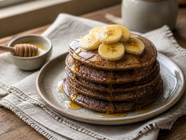 Ragi Banana Pancakes
