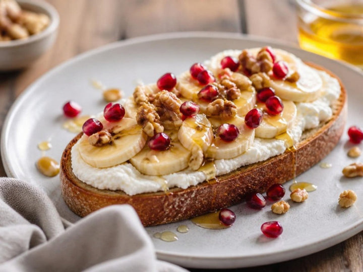 Ricotta, Honey & Fruit Toast