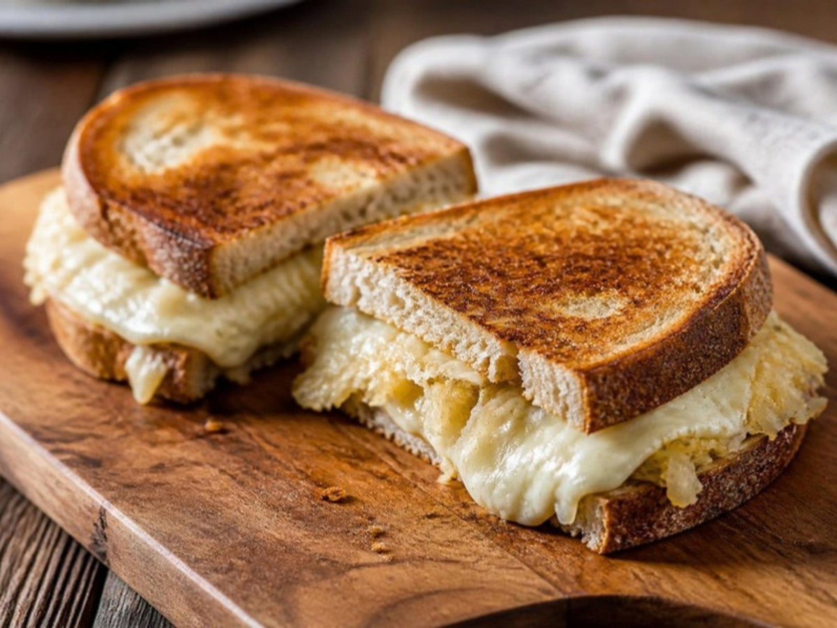 Sauerkraut & Cream Cheese Grilled Sandwich