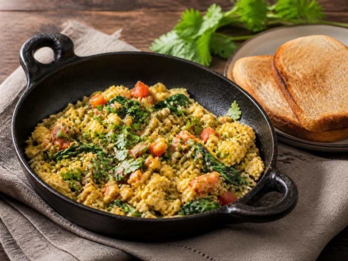 Sprouts & Spinach Bhurji