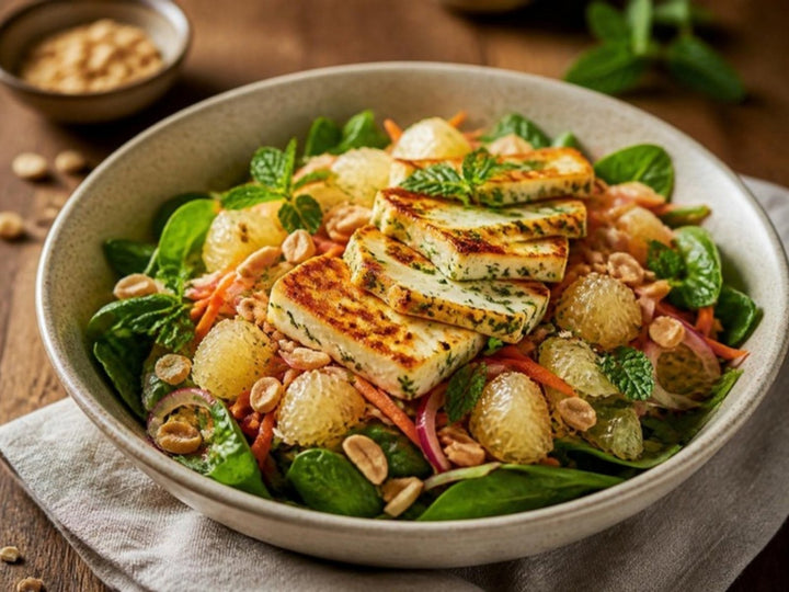 Thai Pomelo Salad Bowl with Grilled Paneer