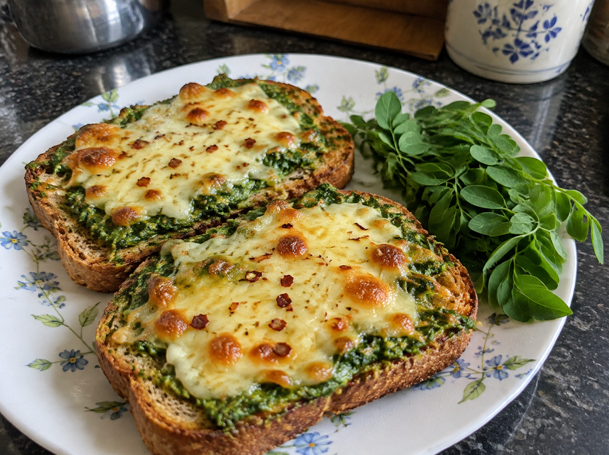 Moringa Spread Cheese Toast