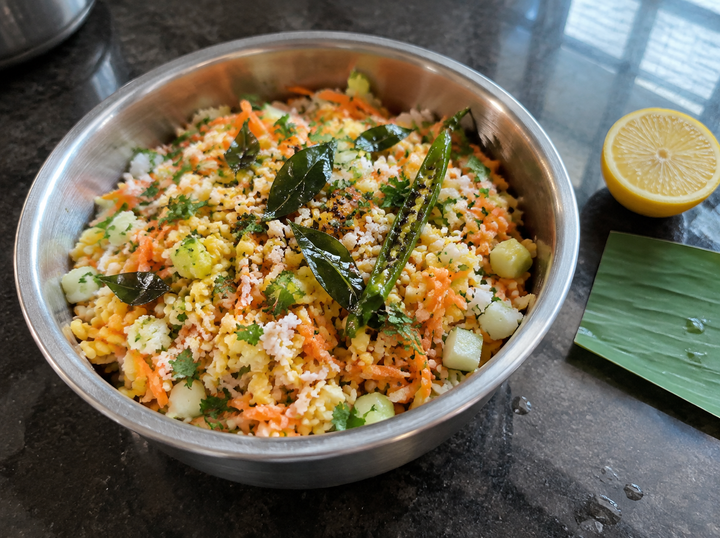 Carrot & Cucumber Kosambari