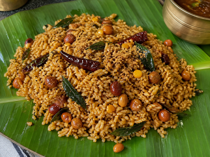 Puliyogare with Rajamudi Rice