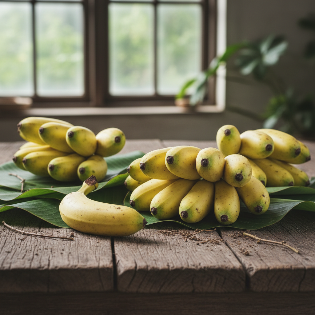 Banana (Elaichi) - Organic - Semi Ripe