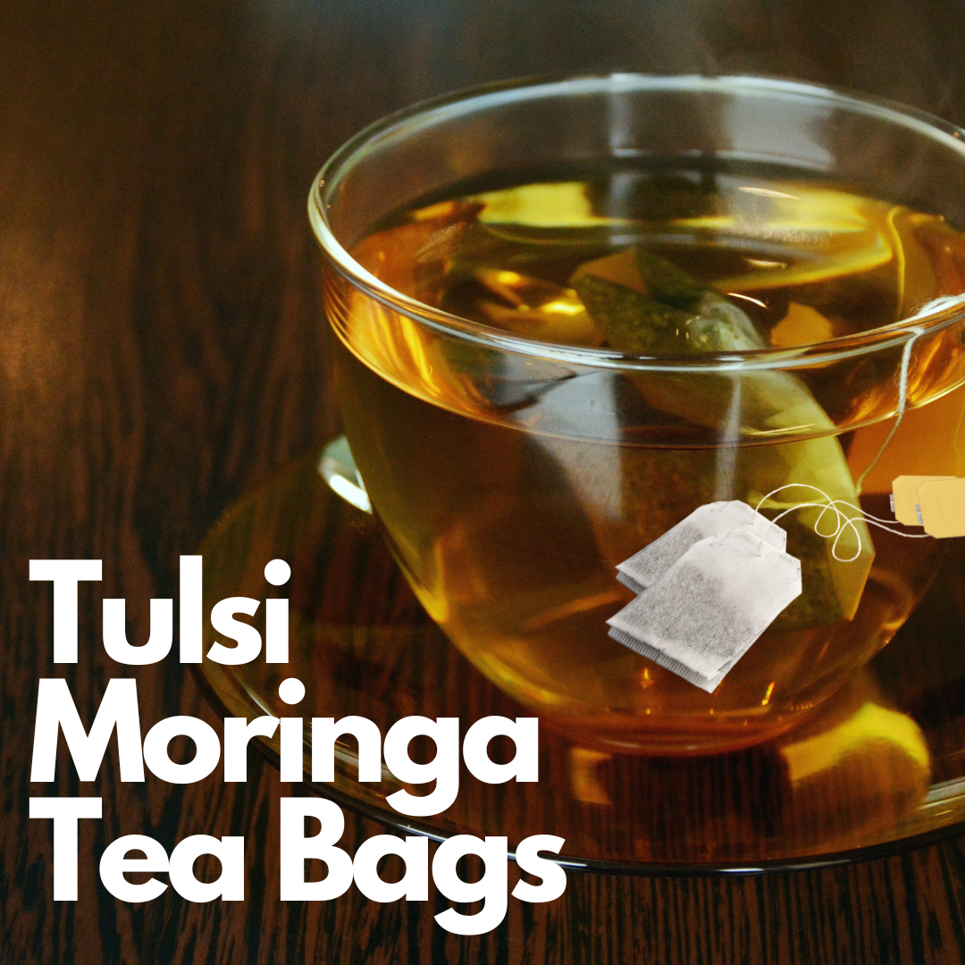 Tea Bags - Organic Tulsi Moringa (20 Tea Bags)